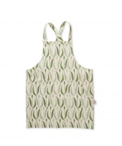 Skinny LaMinx New Flower Ring Apron In Jade And Spruce
