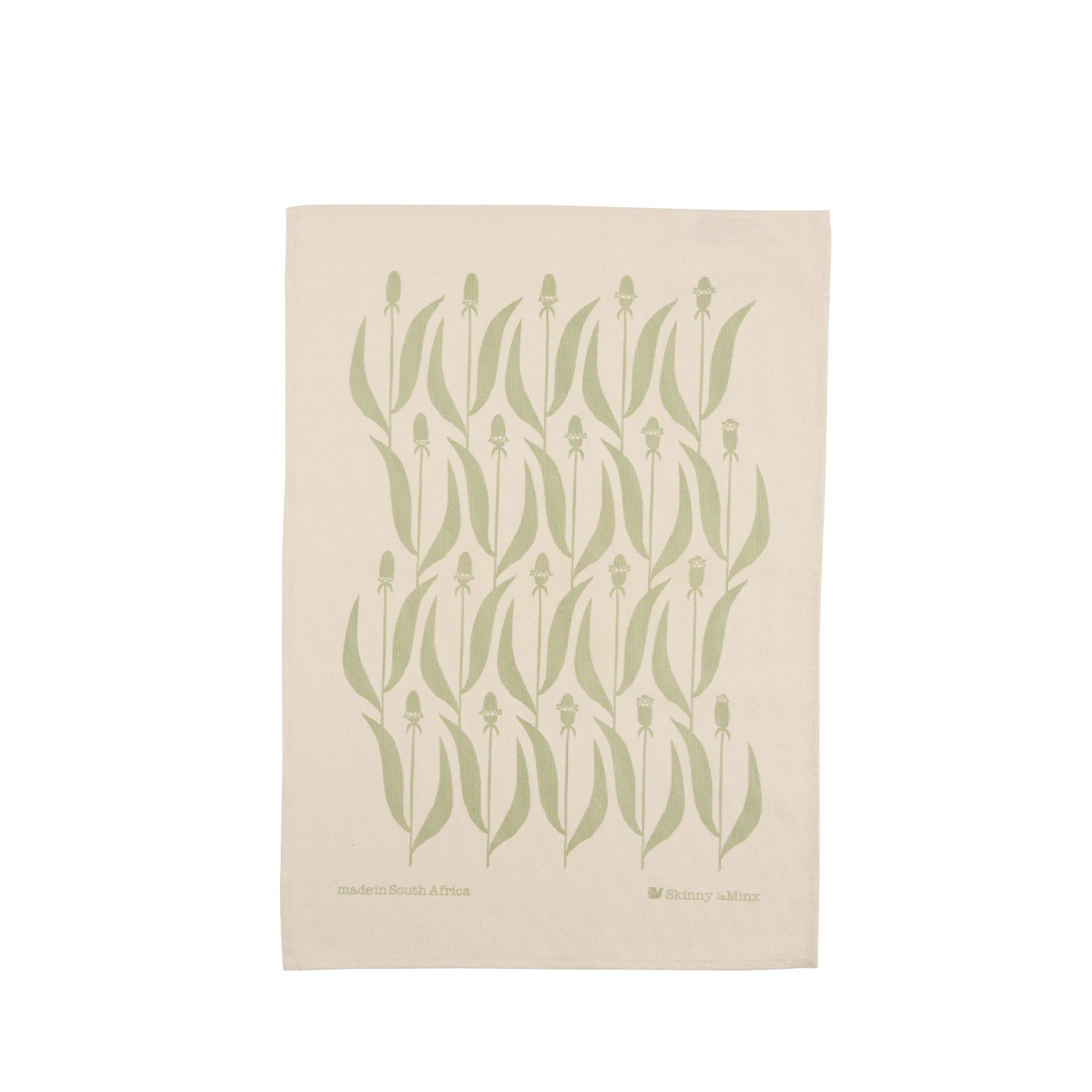 Skinny LaMinx New Flower Ring Tea Towel In Spruce 1 Skinny LaMinx New Flower Ring Tea Towel In Spruce