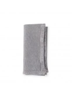 Studiopatró Final Few Wilde Linen Napkin In Stinson Grey