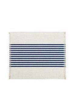 Studiopatró Wilde Linen Center Stripes Placemat In Blue All Linens