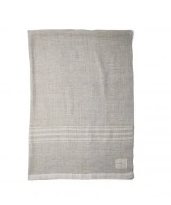 Swans Island Company Final Few Heritage Throw In Natural White