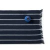 Tensira Cotton Striped Runner In Blue/Black All Linens