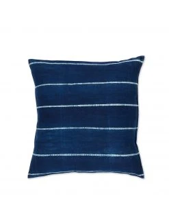 Tensira Indigo Cotton Tie Dyed Pillow Pillows & Throws