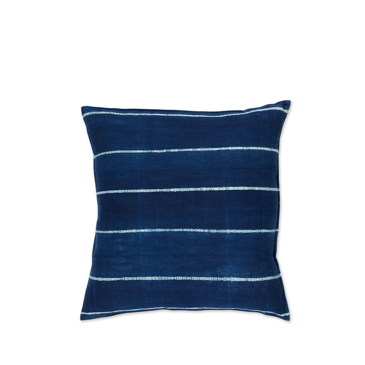 Tensira Indigo Cotton Tie Dyed Pillow Pillows & Throws Tensira Indigo Cotton Tie Dyed Pillow Pillows & Throws
