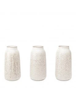 Heath Clay Studio Vases Tall Vase In Opaque White And Matte Brown