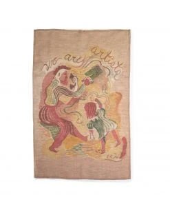 Vancouver Art Gallery We Are Artists Linen Tea Towel Modern Heirloom