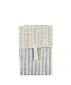 Växbo Lin Lilla Storm Towel In Blue/Light Blue All Linens