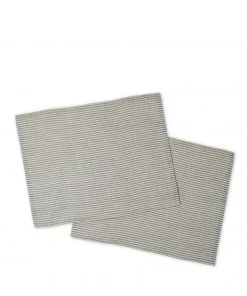 Växbo Lin Vaga Placemat In Moss Green (Set Of 2) New