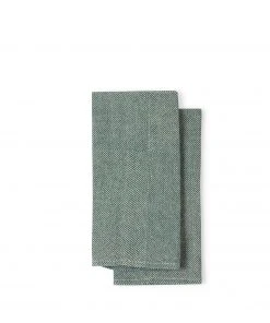 Växbo Lin Kypert Napkin In Moss Green (Set Of 2) All Dinnerware