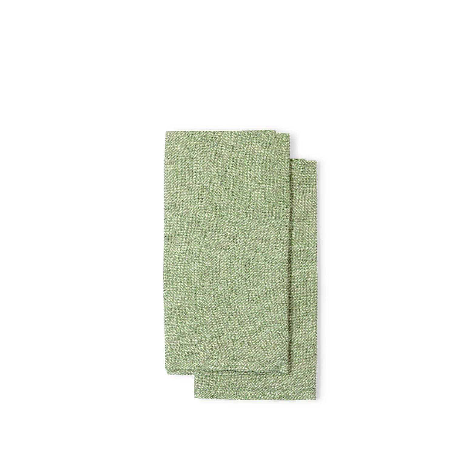 Växbo Lin New Kypert Napkin In Leaf Green (Set Of 2) 1 Växbo Lin New Kypert Napkin In Leaf Green (Set Of 2)