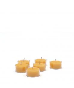 Big Dipper Wax Works Registry Essentials Beeswax Tea Lights (Set Of 6)