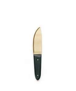 Lue Registry Essentials Large Brass And Walnut Cheese Knife