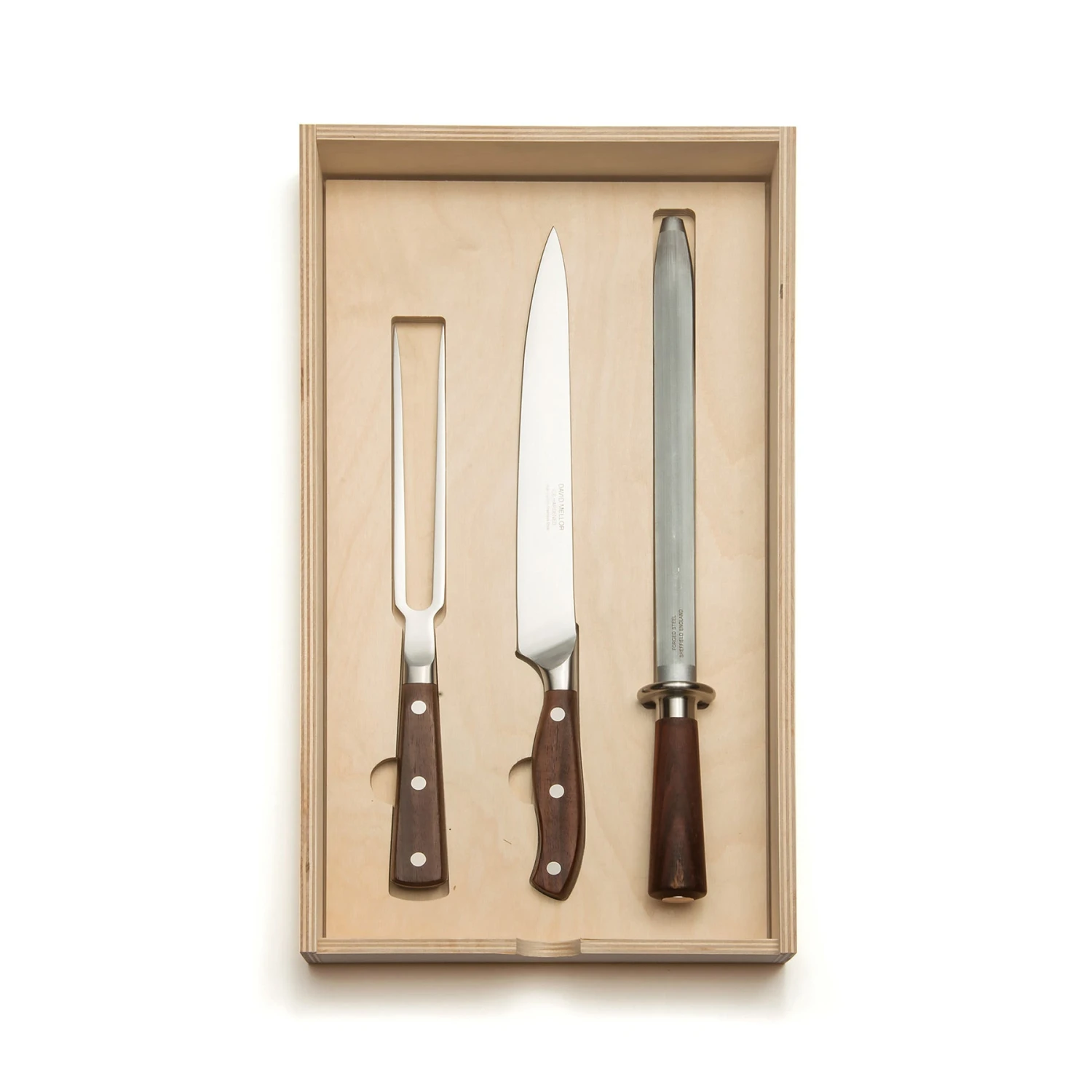 David Mellor Registry Essentials Rosewood Carving Set 1 David Mellor Registry Essentials Rosewood Carving Set