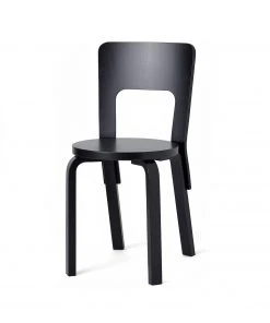 Artek Furniture Chair 66 In Black
