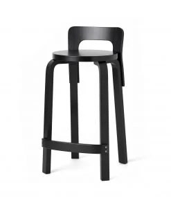 Artek High Chair K65 In Black Furniture