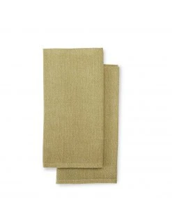 Växbo Lin Registry Essentials Kypert Napkins In Olive (Set Of 2)