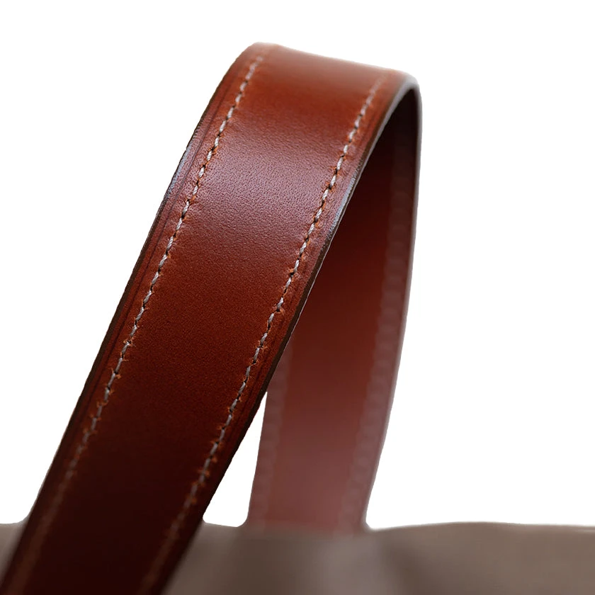 Heath Sews Studio Leather Tote In Barley Final Few 3 Heath Sews Studio Leather Tote In Barley Final Few