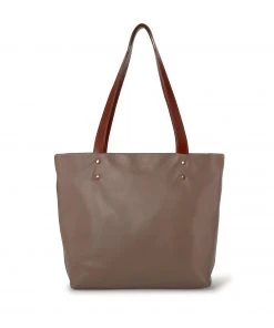 Heath Sews Studio Leather Tote In Barley Final Few