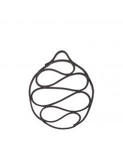 Heath Ceramics Trivet, Black Leather