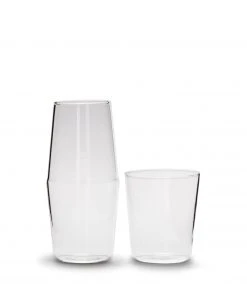 R+D.LAB Registry Essentials Luisa Bonne Nuit Carafe And Cup In Clear