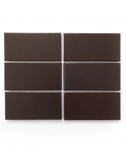 Heath Ceramics M39.2 Matte Brown Shop Tile Samples
