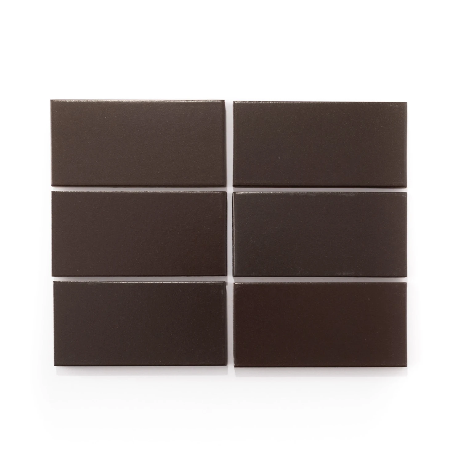 Heath Ceramics M39.2 Matte Brown Shop Tile Samples 1 Heath Ceramics M39.2 Matte Brown Shop Tile Samples