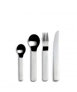 David Mellor Registry Essentials Minimal Flatware (4 Piece Setting)
