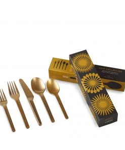 Heath Flatware Muir Flatware In Amber (5 Piece Setting)