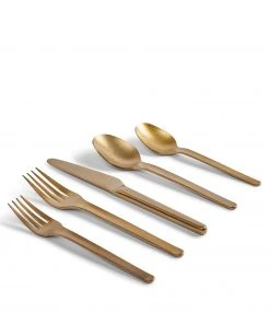 Heath Flatware Muir Flatware In Amber (5 Piece Setting)