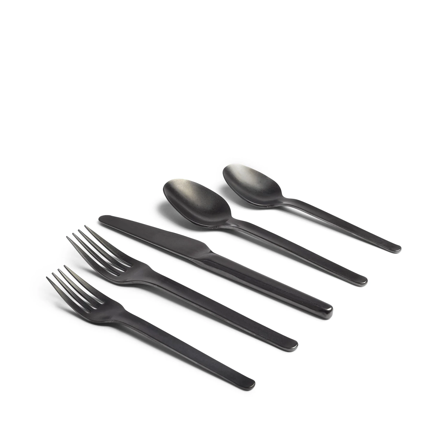 Heath Flatware All Dinnerware Muir Flatware In Onyx (5 Piece Setting) Heath Flatware All Dinnerware Muir Flatware In Onyx (5 Piece Setting)