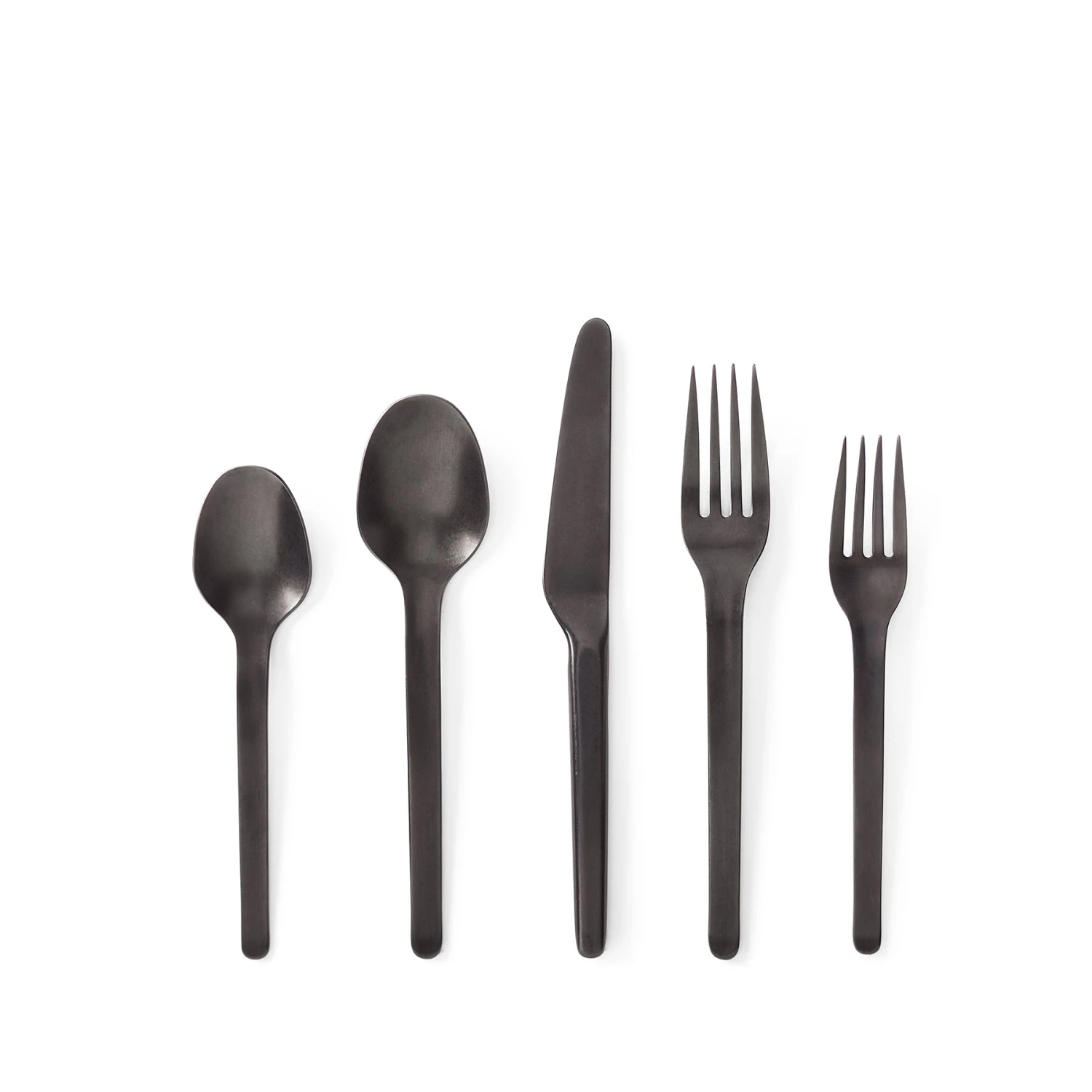 Heath Flatware All Dinnerware Muir Flatware In Onyx (5 Piece Setting) Heath Flatware All Dinnerware Muir Flatware In Onyx (5 Piece Setting)
