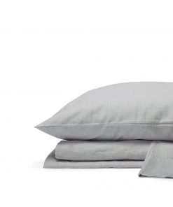 Native Organic Organic Cotton Jaspe Sheet Set In Indigo Registry Essentials