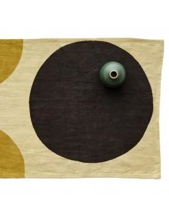 Block Shop Textiles Registry Essentials Otto Runner In Ochre