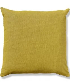 Adelene Simple Cloth Final Few Plush Crush Pillow In Egg Yolk
