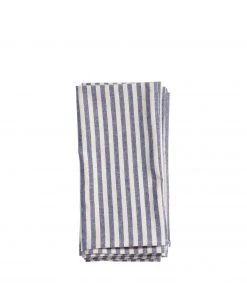 Native Organic Organic Cotton Ticking Stripe Napkins (Set Of 4)
