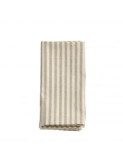 Native Organic Organic Cotton Ticking Stripe Napkins (Set Of 4)