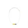Heath Jewelry Jewelry Small Barrel Necklace In Bright Yellow/Moonstone