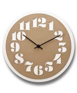 Heath + House Industries Stencil Clock In Mid-Century White Limited Edition