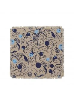 Fernhill Summer Cocktail Napkin In Blue All Linens