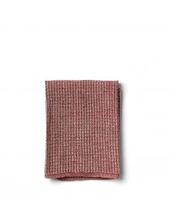 Växbo Lin Bubbel Tea Towel In Bordeaux All Linens