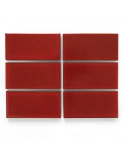 Heath Ceramics Tile G62 Campari Red Shop Tile Samples