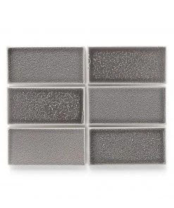 Heath Ceramics Tile Shop Tile Samples LM4 Cast Iron-Polo Grey