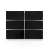 Heath Ceramics Shop Tile Samples G18.2 Gloss Black