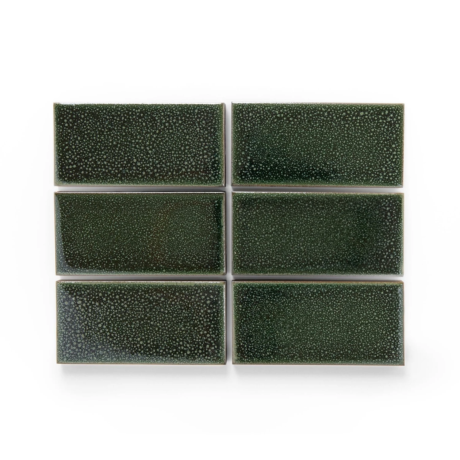 Heath Ceramics Tile LG2 Jade Manganese-Olive #3 Heath Ceramics Tile LG2 Jade Manganese-Olive #3