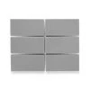 Heath Ceramics Tile Shop Tile Samples G2.2 Light Grey Whale