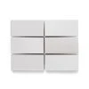Heath Ceramics Tile G107 Mid-Century White Shop Tile Samples