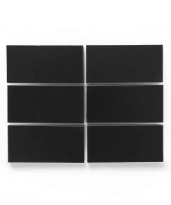 Heath Ceramics Tile Shop Tile Samples M34.2 Museum Black