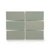 Heath Ceramics Tile Shop Tile Samples M22.2 Ogawa Green