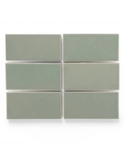 Heath Ceramics Tile Shop Tile Samples M22.2 Ogawa Green