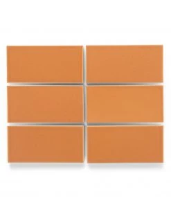 Heath Ceramics Tile M15 Persimmon